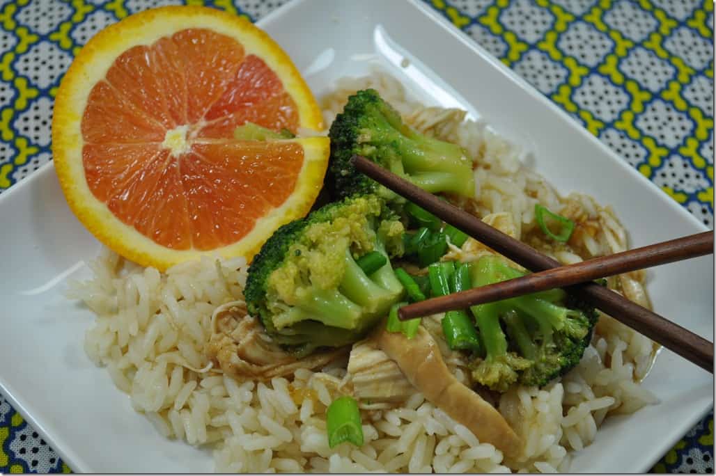 Slow Cooker Orange Chicken and Broccoli