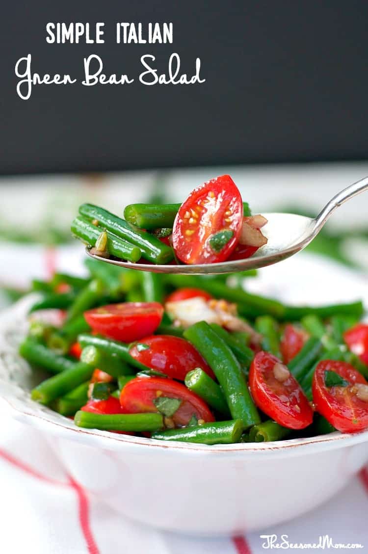 Simple Italian Green Bean Salad + 100 Giveaway! The