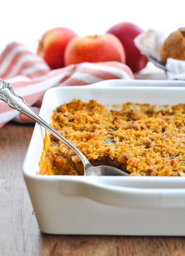 Southern Sweet Potato Casserole with Pecans - The Seasoned Mom
