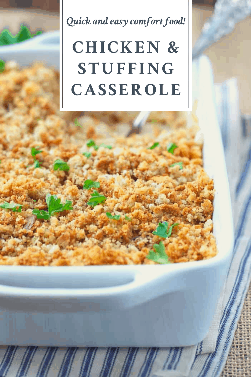 Chicken and Stuffing Casserole - The Seasoned Mom