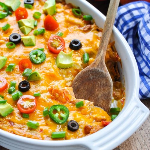 Easy Taco Casserole Recipe - The Seasoned Mom