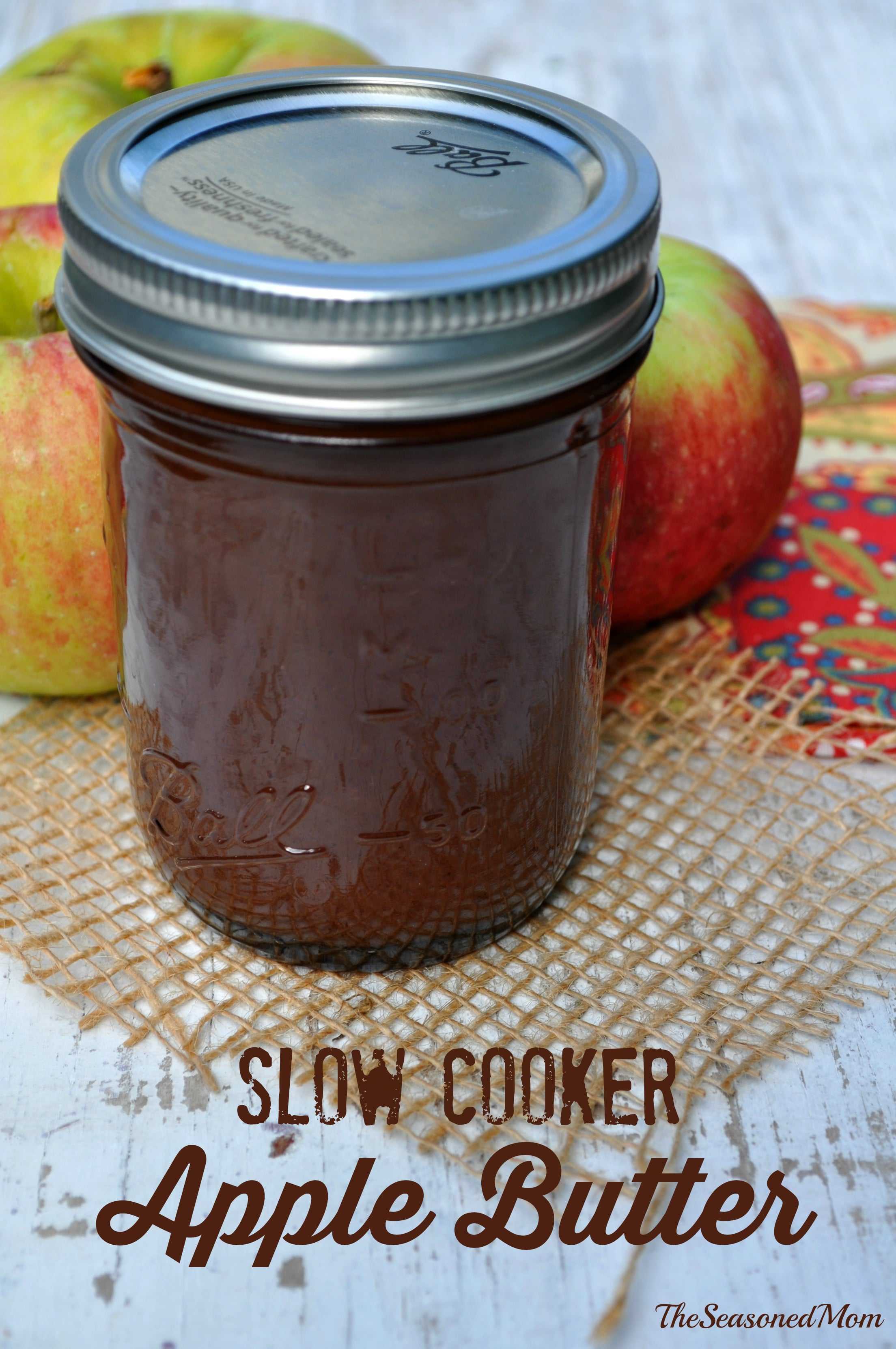 Slow Cooker Apple Butter - The Seasoned Mom