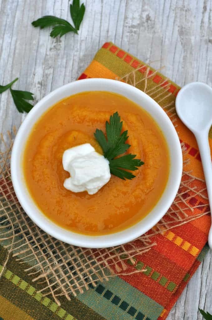 The Best Roasted Butternut Squash Soup - The Seasoned Mom