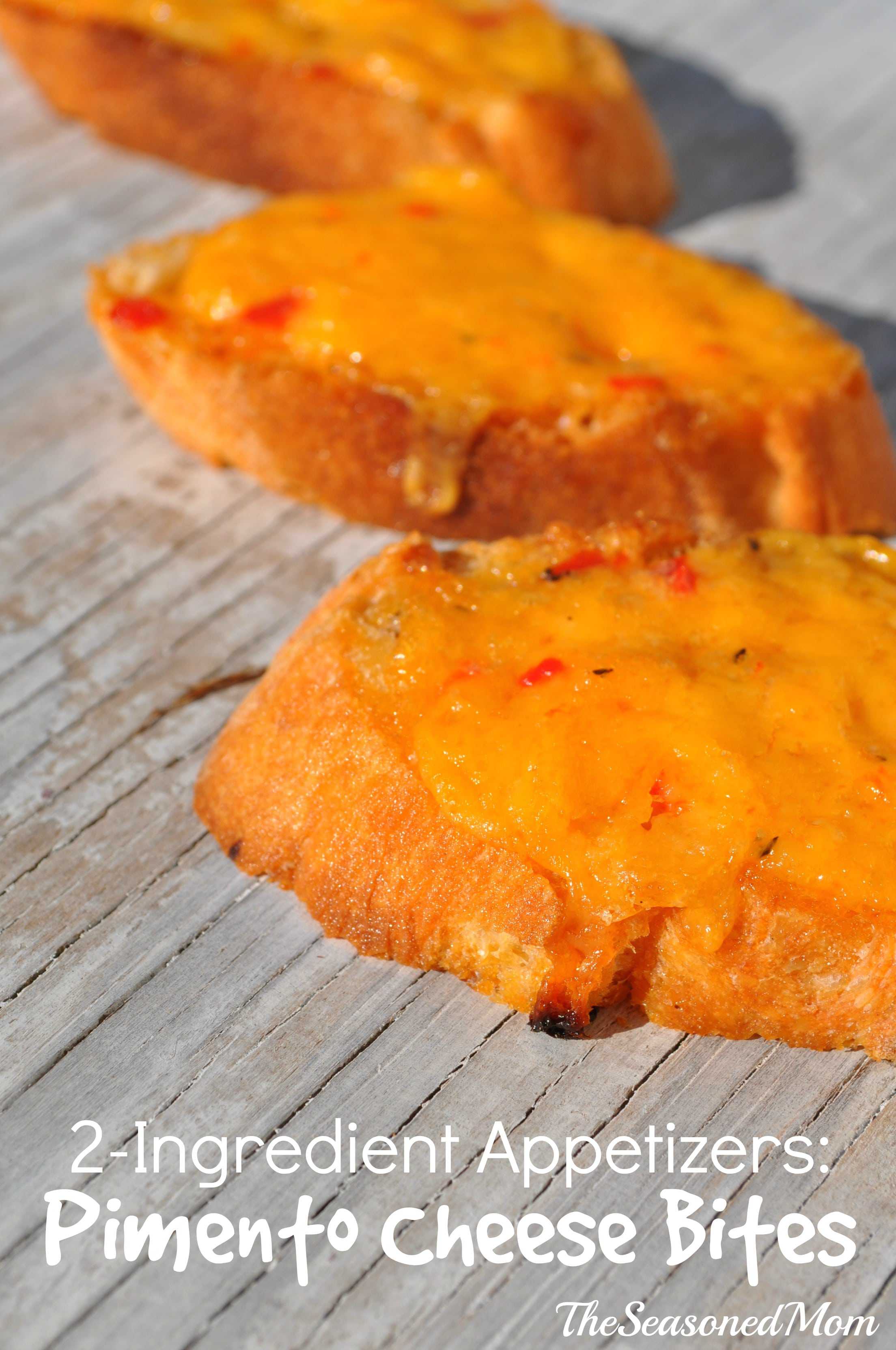 2-Ingredient Appetizer: Kerrin's Pimento Cheese Bites - The Seasoned Mom