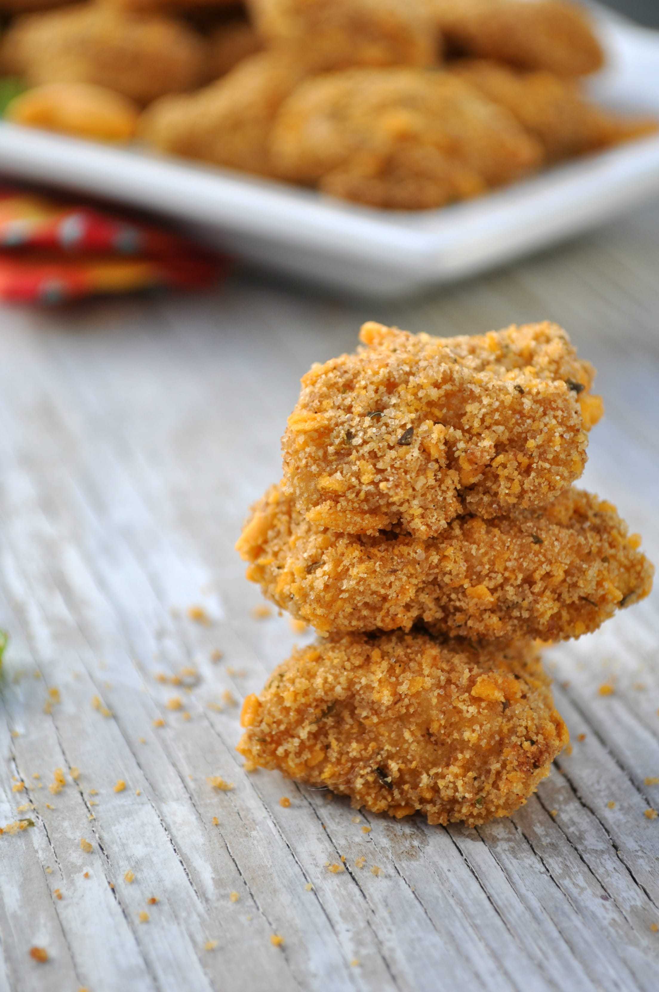 Goldfish Cracker-Crusted Chicken Nuggets with Honey ...