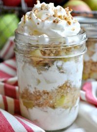 Overnight Apple Crisp Breakfast Parfait The Seasoned Mom