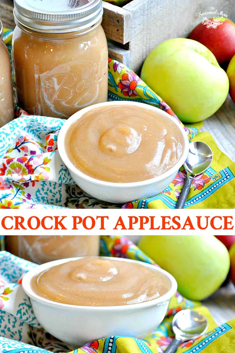 Crock Pot Applesauce - The Seasoned Mom
