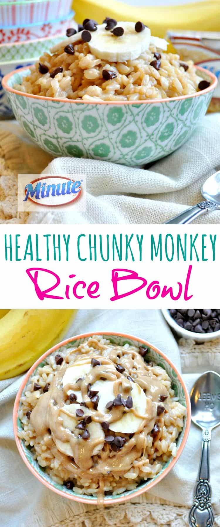 Healthy Chunky Monkey Rice Bowl - The Seasoned Mom