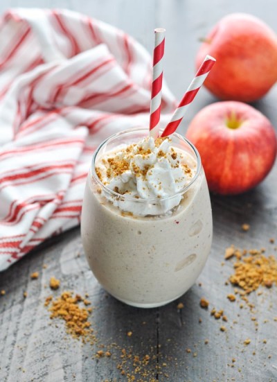 Apple Pie Protein Smoothie - The Seasoned Mom