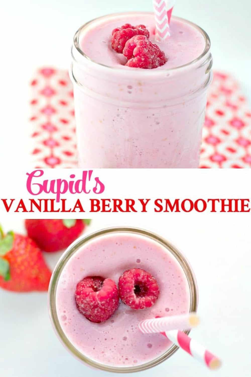 Cupid's Vanilla Berry Smoothie (and a Valentine's Day lunchbox!) - The ...