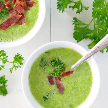 Light and Easy Sweet Pea Soup - The Seasoned Mom