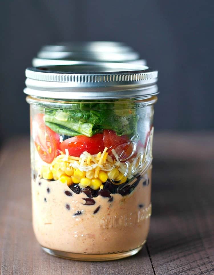 Salad Jars {Teen Lunch Solutions} - Super Healthy Kids