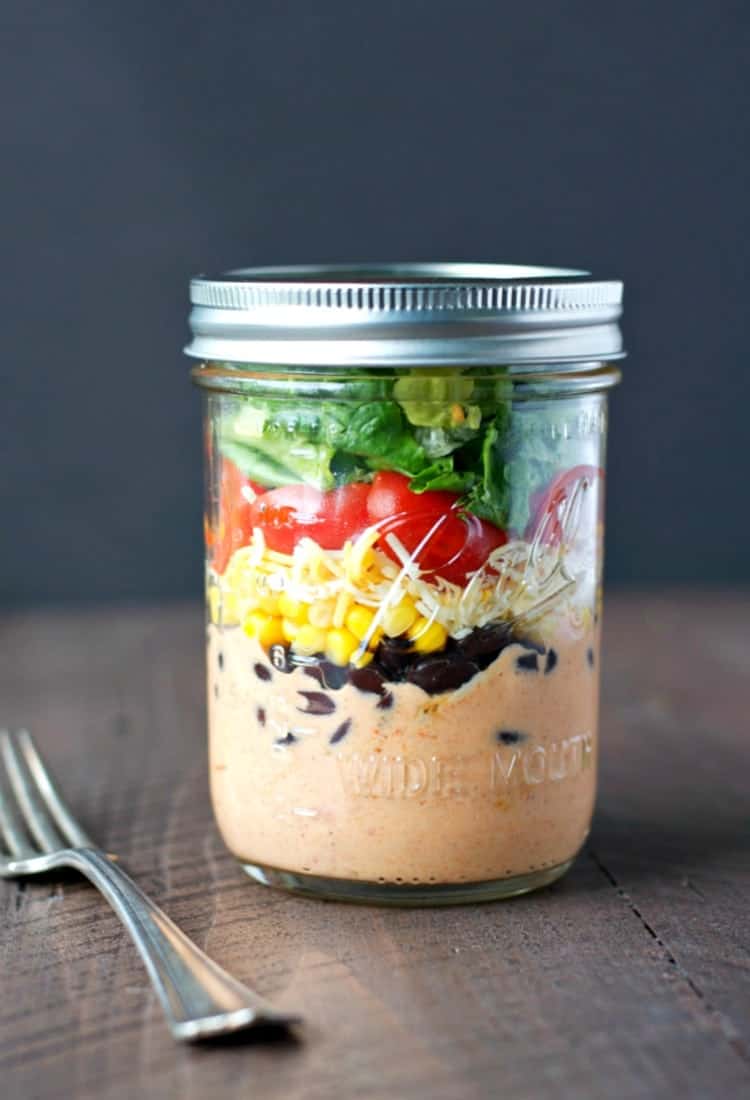 Easy Meal Prep: Mason Jar Taco Salads