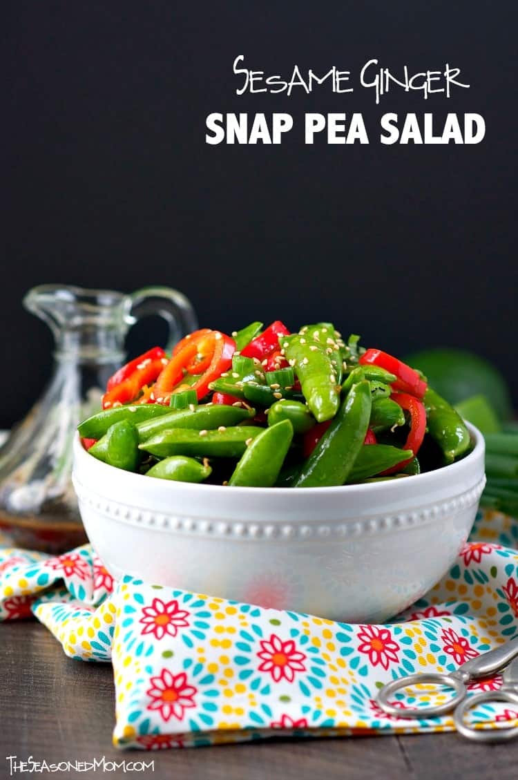Sugar Snap Pea Salad - Sam Cooks Kindness