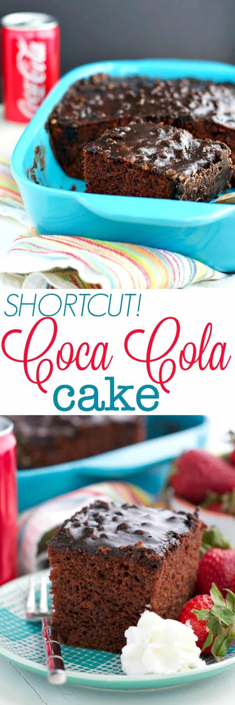 Shortcut Coca Cola Cake - The Seasoned Mom