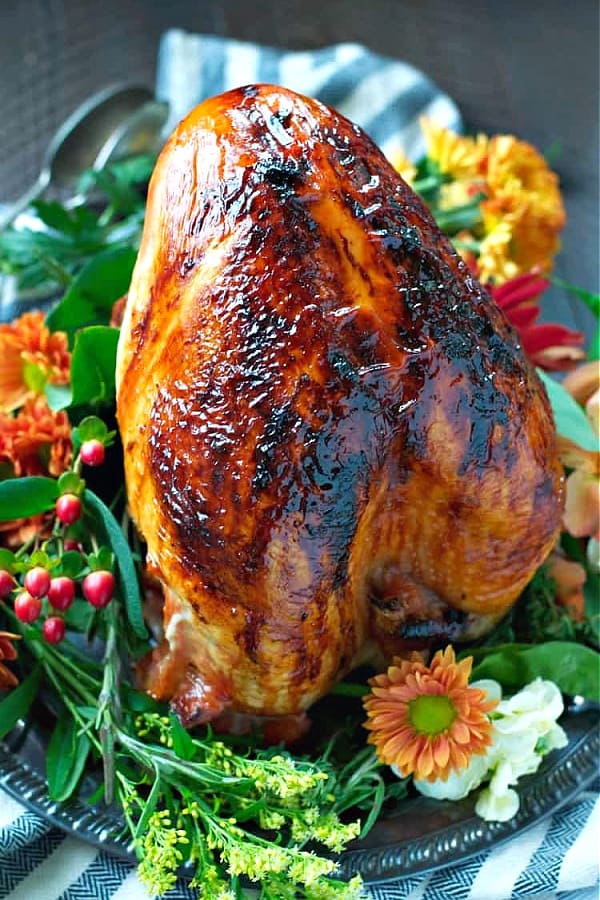 Easy Maple-Glazed Roasted Turkey Breast - The Seasoned Mom