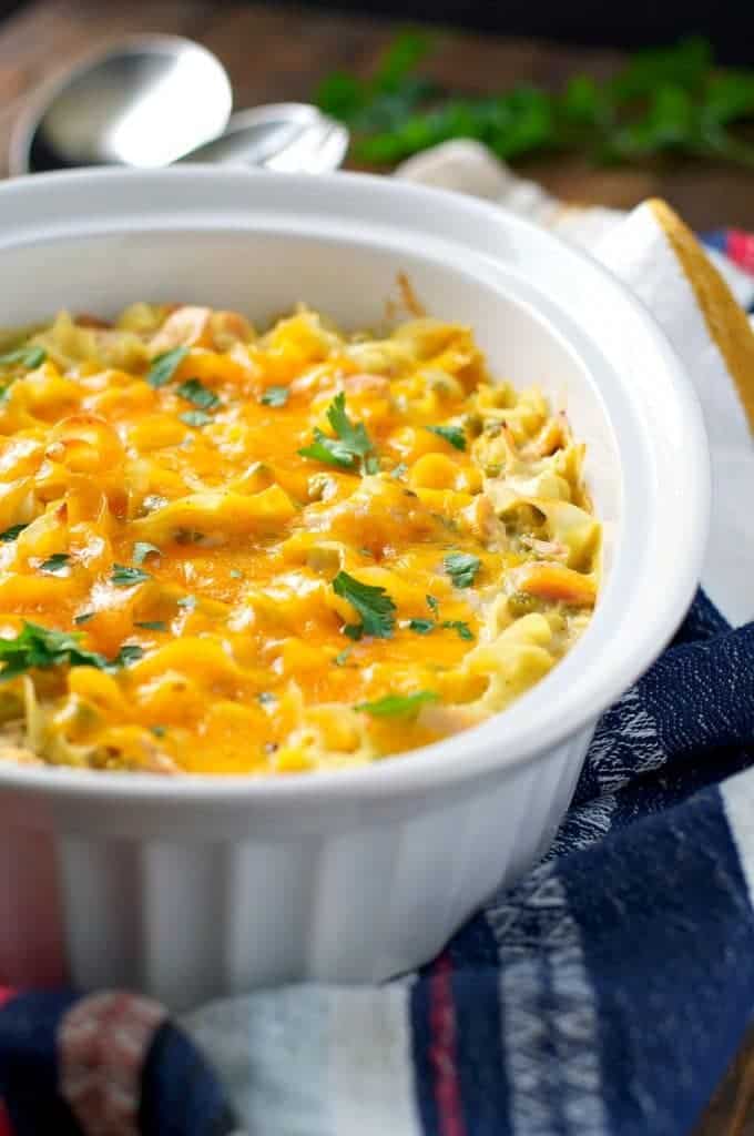 Aunt Bee's Famous Tuna Noodle Casserole - The Seasoned Mom