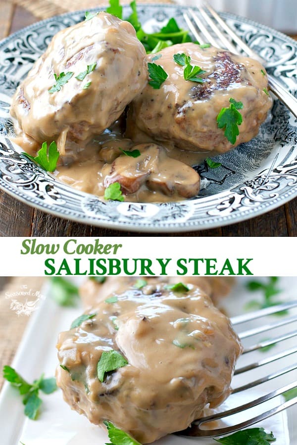 Slow Cooker Salisbury Steak - The Seasoned Mom