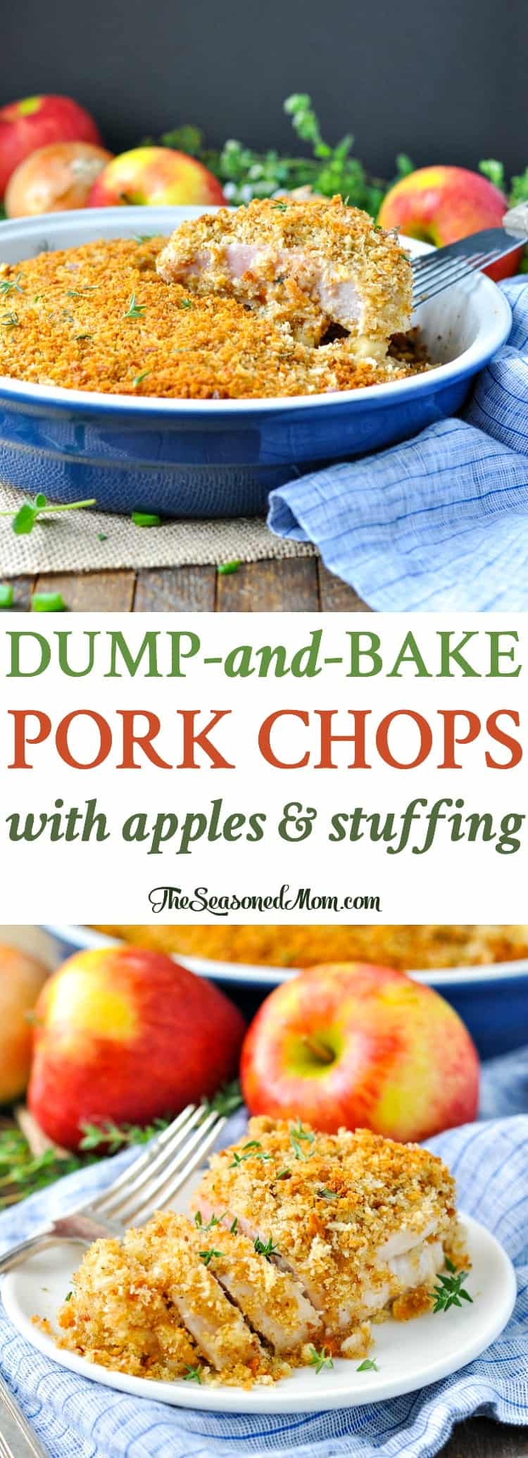 Dump-and-Bake Boneless Pork Chops - The Seasoned Mom