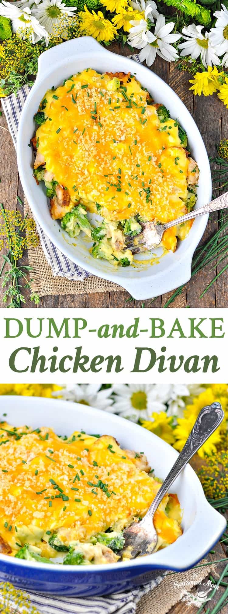 Dump-and-Bake Chicken Divan - The Seasoned Mom