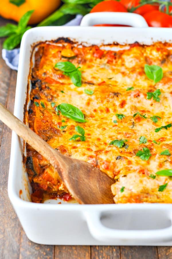 Quick and Easy Vegetable Lasagna - The Seasoned Mom