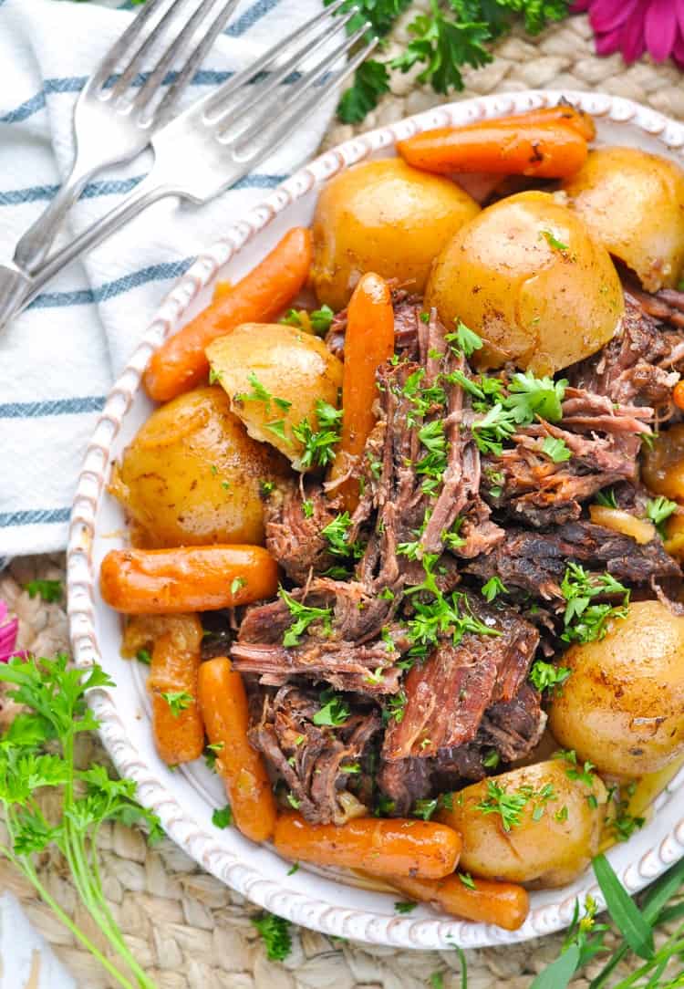 Amish Chuck Roast Recipe {Instant Pot, Slow Cooker + Oven!} - The ...