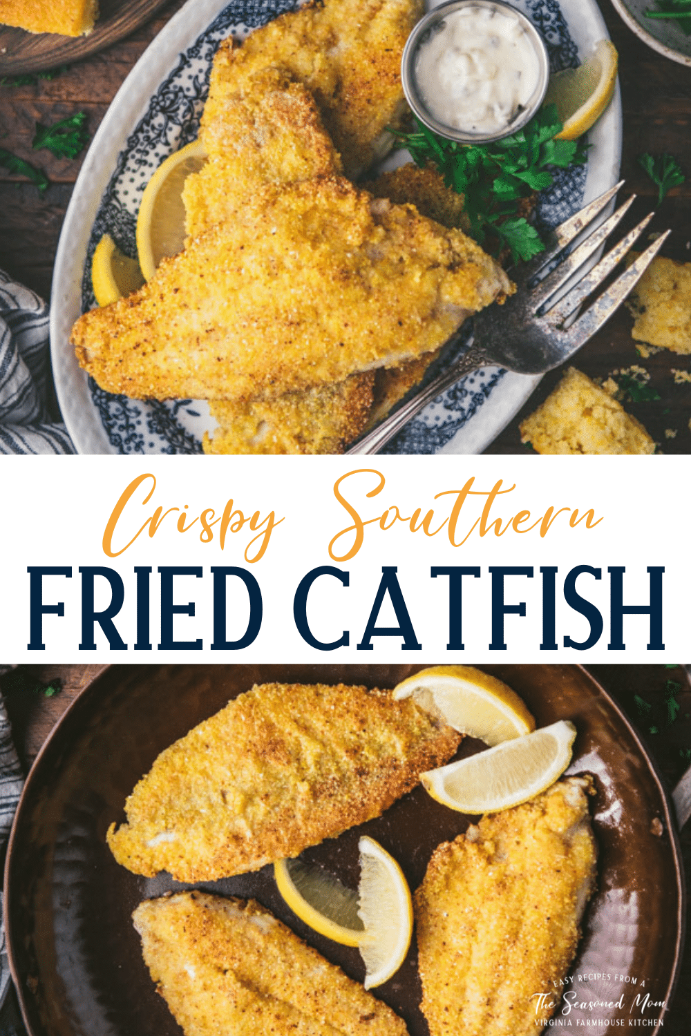 Crispy Southern Fried Catfish - The Seasoned Mom