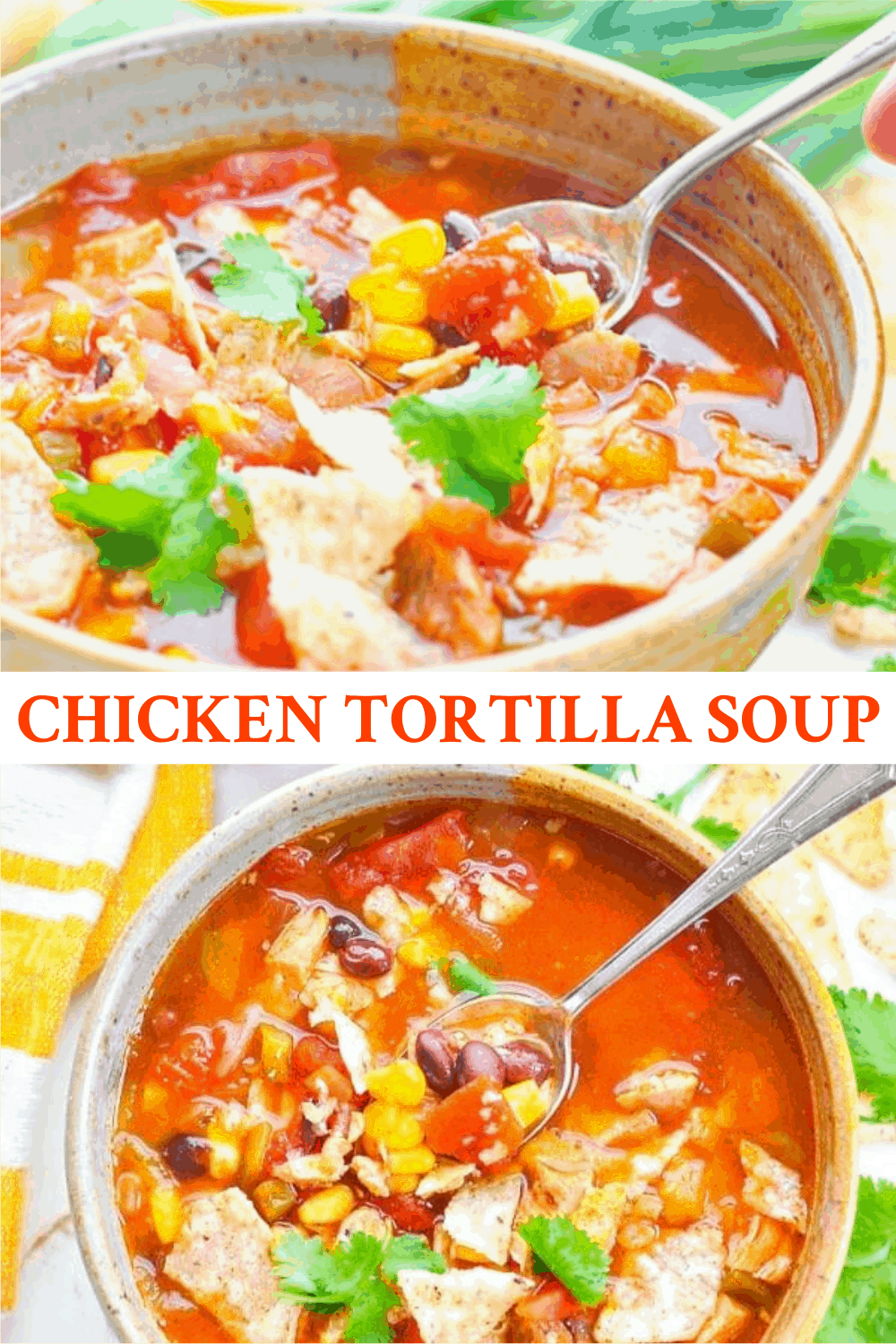 Slow-Cooker Chicken Tortilla Soup - The Seasoned Mom