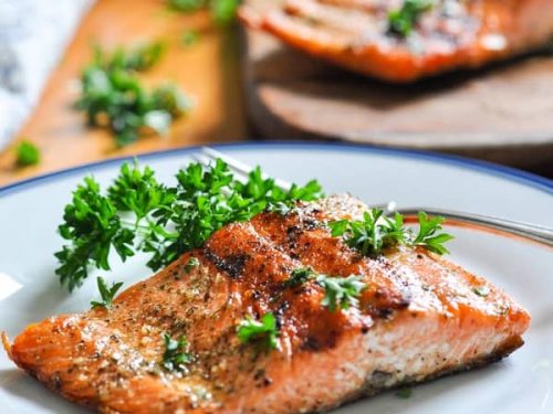 The Perfect 15 Minute Grilled Salmon The Seasoned Mom