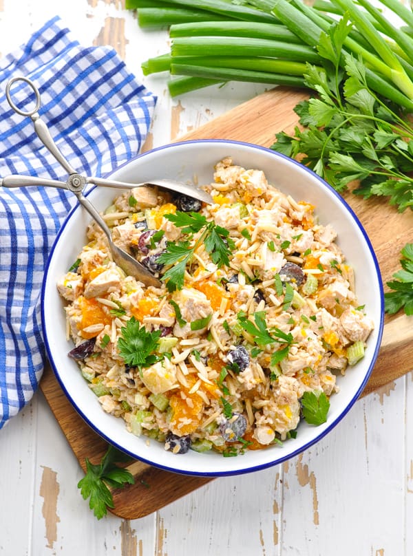Southern Chicken and Rice Salad - The Seasoned Mom