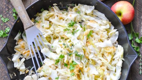Fried Cabbage With Apples And Onion The Seasoned Mom