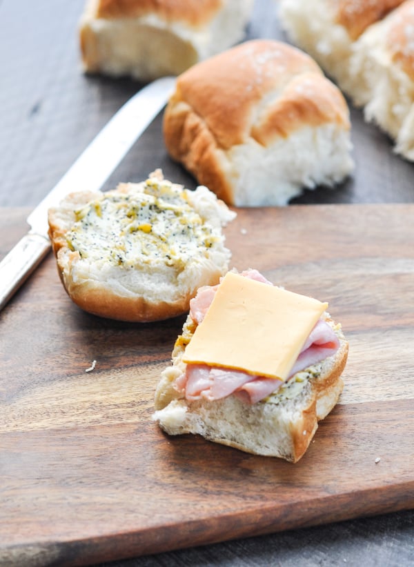 Make Ahead Ham And Cheese Sliders The Seasoned Mom