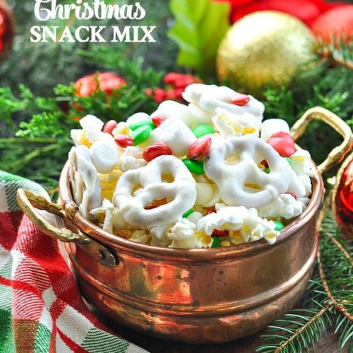 Easy 5Ingredient Christmas Snack Mix The Seasoned Mom