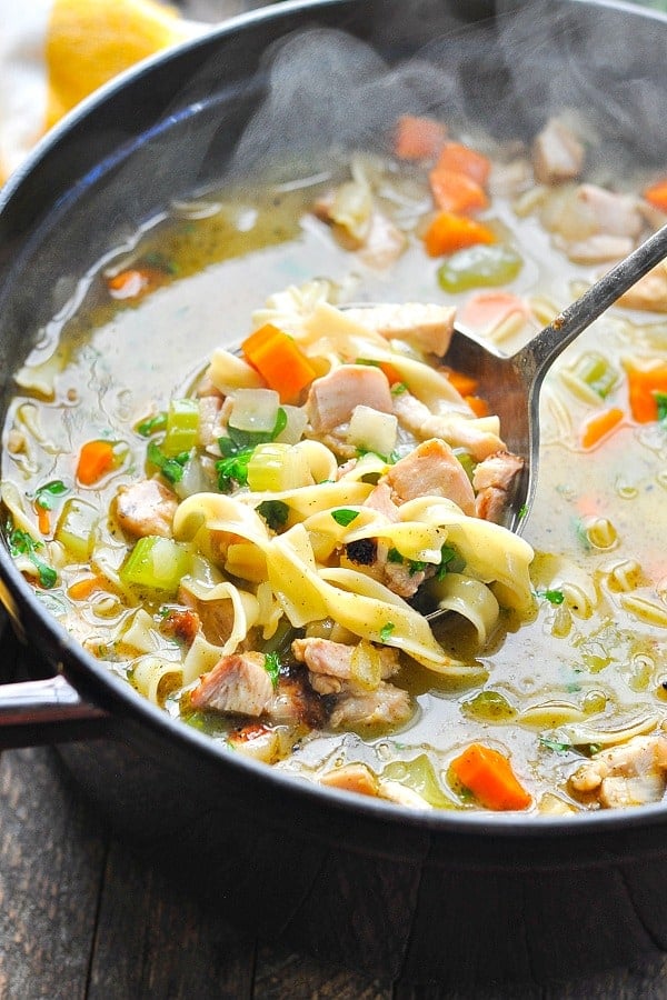 Quick and Easy Homemade Turkey Noodle Soup - The Seasoned Mom