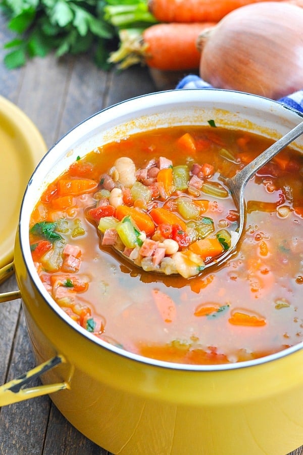 Bean Soup {Stovetop + Slow Cooker + Instant Pot!} - The Seasoned Mom