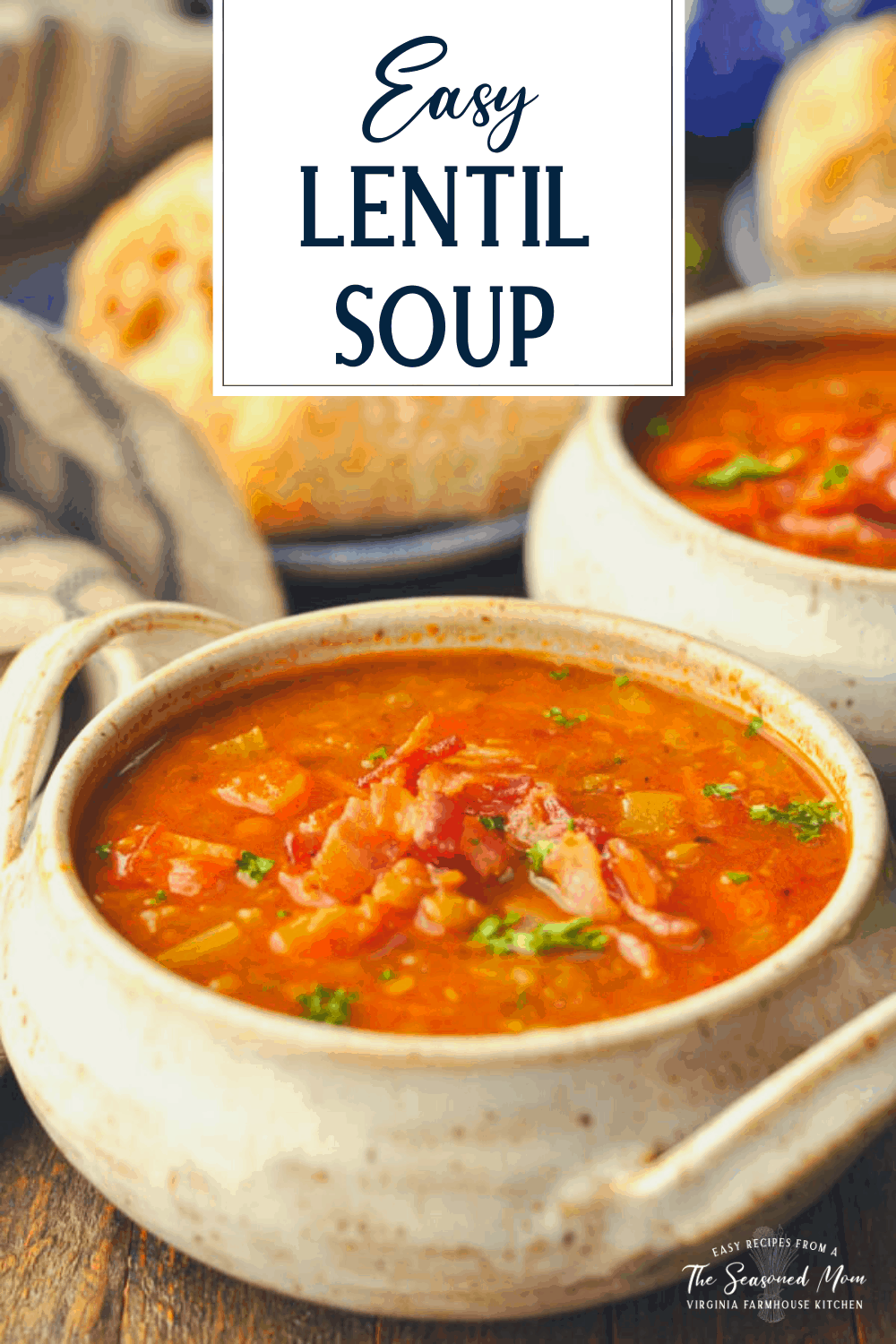 Easy Lentil Soup Recipe - The Seasoned Mom