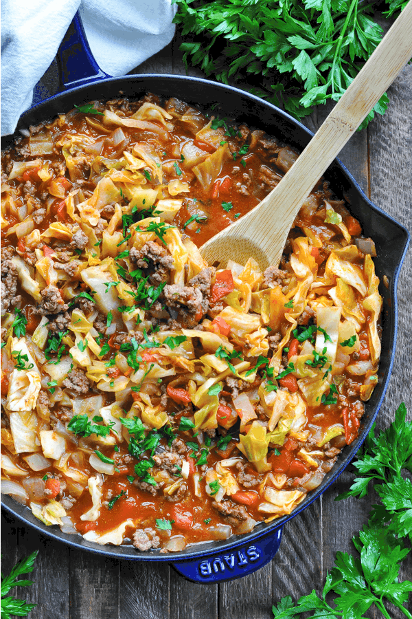 Stuffed Cabbage Roll in a Bowl - The Seasoned Mom