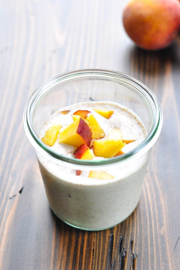 Peachy Blinders Overnight Oats