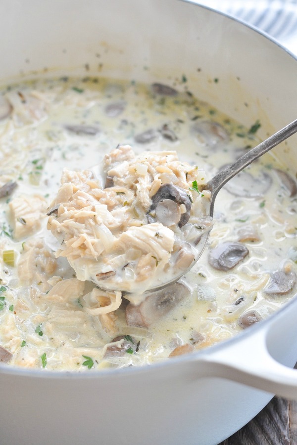 Chicken and Wild Rice Soup - The Seasoned Mom