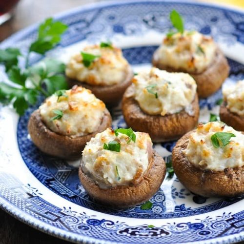 Crab Stuffed Mushrooms - The Seasoned Mom