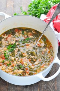 Tuscan White Bean Soup with Sausage and Kale - The Seasoned Mom