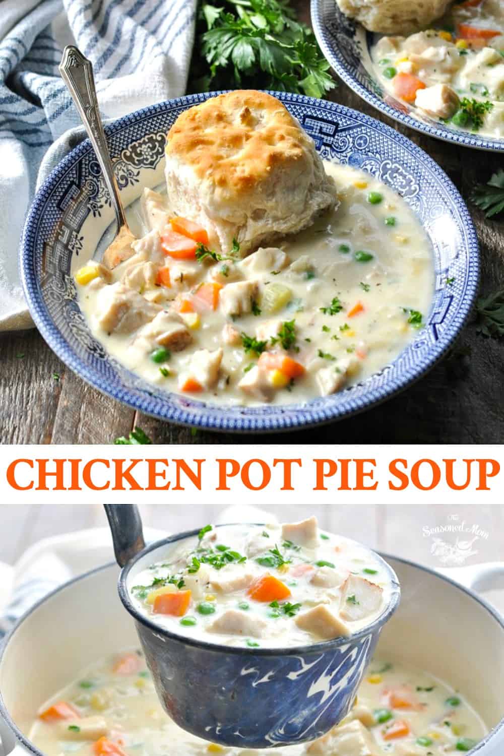 Chicken Pot Pie Soup - The Seasoned Mom