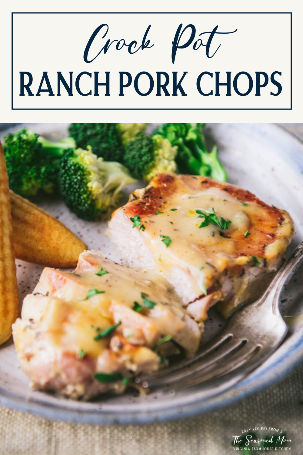 Crock Pot Ranch Pork Chops - The Seasoned Mom