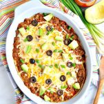 Healthy 4-Ingredient Enchilada Casserole - The Seasoned Mom