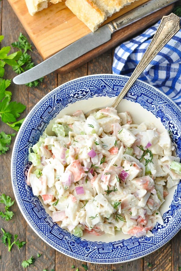 Seafood Salad Recipe - The Seasoned Mom