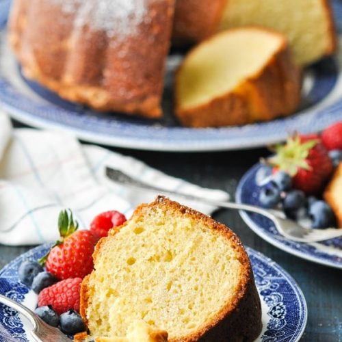 Sour Cream Pound Cake - The Seasoned Mom