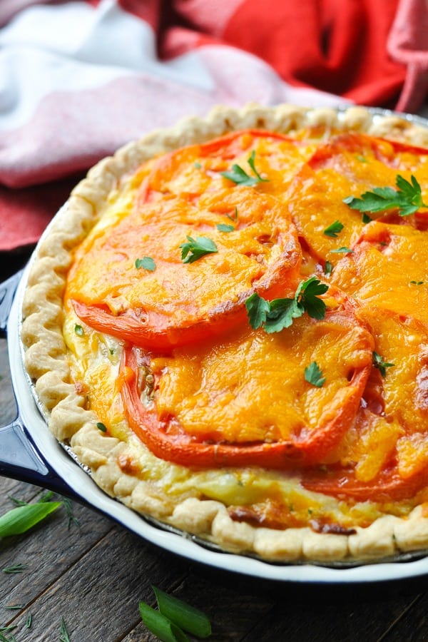 Southern Tomato Pie - The Seasoned Mom
