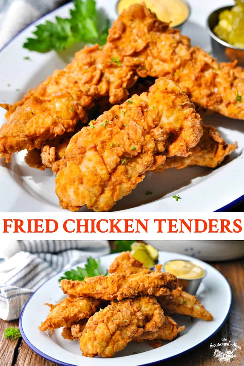 Fried Chicken Tenders - The Seasoned Mom
