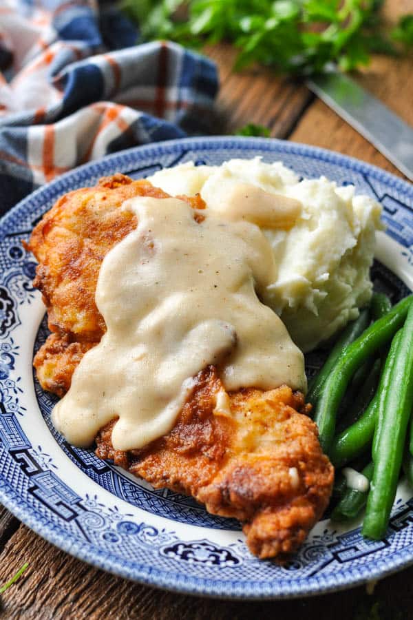 Fried Chicken Cutlets and Country Gravy - The Seasoned Mom