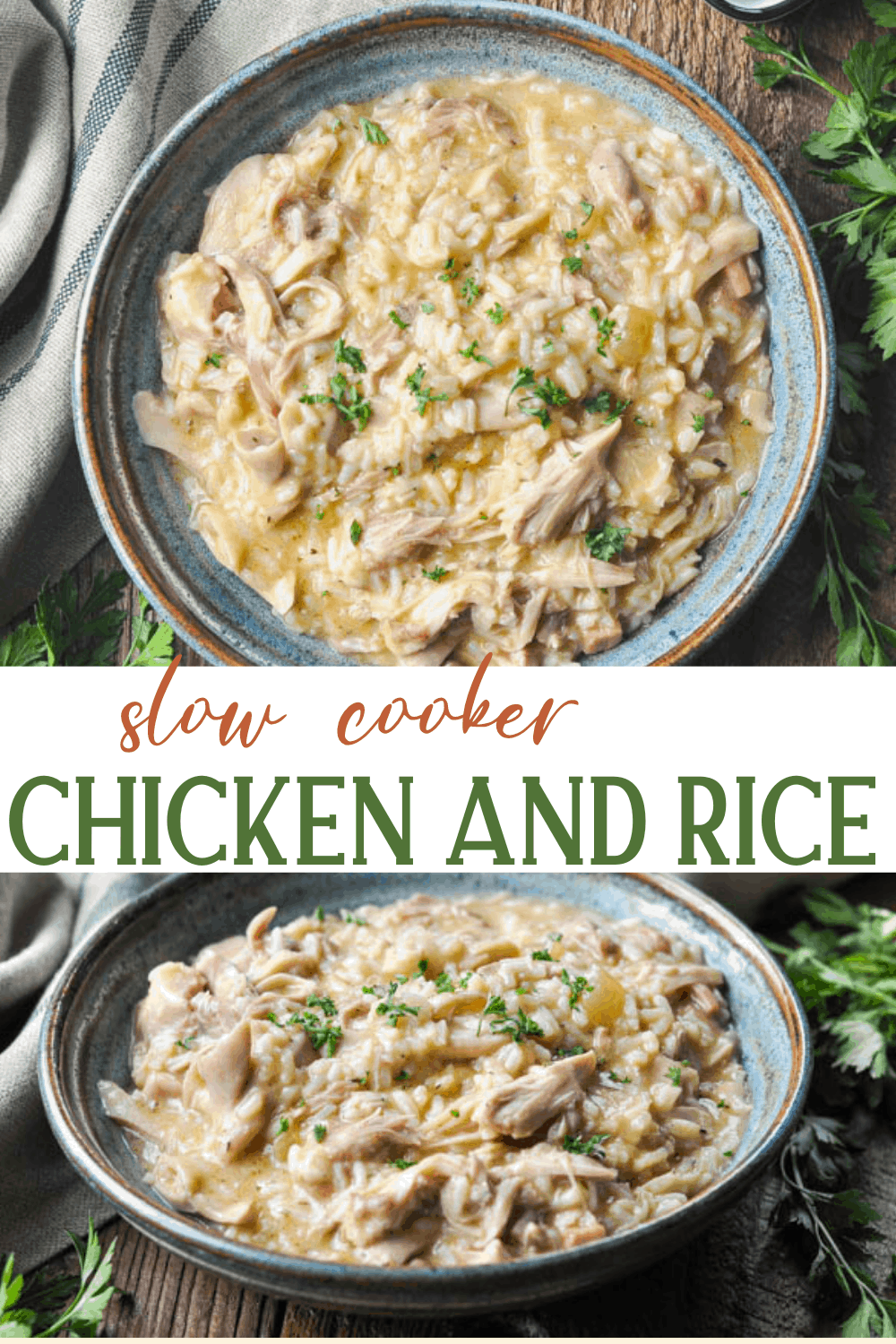 Slow Cooker Chicken and Rice - The Seasoned Mom